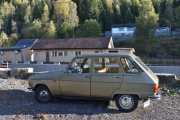 Hva med et profilbilde av en Renault 6 fra 1975 og Bjørgeseter stasjon som ble fjernstyrt i 1972