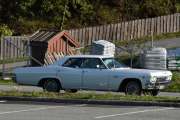 Så kommer det en veteran, ikke Renault men en Chevrolet Impala Caprice fra 1965. Akkurat 1965 modellen var veldig godt utstyrt