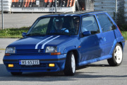 Vi ser på en Renault 5 GTE fra 1989, den hadde litt Gordini preg over seg