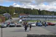 Da er rundturen inne på potetlåven over, da blir spørsmålet om det har kommet en bil mens jeg var der inne
