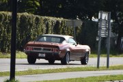 Her ser vi en Ford Mustang Cabriolet fra 1973, det er ikke mange veteranbiler som har sluppet igjennom her i dag