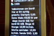 Nå har vi fri resten av turen, men det er ikke bare å ringe hjem og koseprate en times tid da
