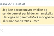 Og han her ramlet jeg over på finn.no. Han har også en Renault 6 i full skala og Marklin tog. Her må det også besøkes senere