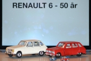 Vår første tur i regi Renault 6 - 50 års jubileum, spotter blir satt på og synet av disse pene bilene blir blendene