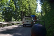 Det var rart å sitte inne i bilen igjen