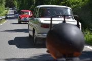 Godt og sitte inne i bilen igjen