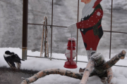 Morten 29 desember 2018 -  Skjærer med julepynt, vi er også snille og gode