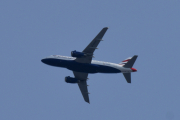 Morten 19 april 2019 - G-EUOA over Høyenhall, det er British Airways som kommer med sin Airbus A319-131 fra 2001