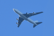 Morten 3 mai 2019 - Stort fly over Akershus festning, kan det være CAL Cargo Air Lines (Challenge Accepted) med sin Boeing 747-4EVERF?