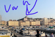 Der ser vi Notre Dame hvor de var for en liten stund siden, da har de sparket langt