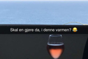Kjersti kommer med et sukk i denne varmen, det er jo varmerekord i Frankrike nå. Mitt råd, vær inne og skrell gulerøtter med ostehøvel, det kommer snart en ny dag som ikke er så varm :-)