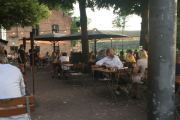 Etter jobb løp jeg selvfølgelig ned til Cafe Skansen siden vi hadde varmebølge i Oslo også