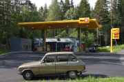En liten stopp på Uno-X som var en Texaco stasjon før hvis jeg ikke husker feil. Vi er like ved Sværsvann nå