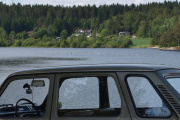 Men så blir jeg distrahert igjen, Renault 6 med 80 Kanadagåser