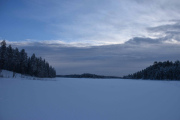 Utsiktsbilde utover sjøen som heter Hån