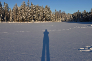 Fotografens skygge, eneste bilde av meg på dette kamera