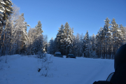Nå er vi tilbake til parkeringsplassen, da er det bare 6 km til hytta