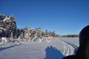 Vi har vært ute i over en halv time nå