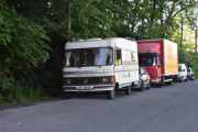 Neste er vi også heldig med, det er en Hymer Mobil 602D fra 1983. Men jeg trodde det het bobil jeg :-)