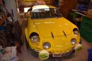 En liten omvisning i garasjen må vi ha, her ser vi på en Renault Alpine A-110 fra 1975