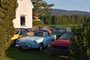 Siste bilde før jeg legger meg på sofaen og venter på de andre. Denne Renault Floride fra 1962 skal være med til Flisa i dag