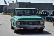 Neste er eldre, det ser jeg med en gang. Dette er en Chevrolet Custom fra 1971. Nå er det 12 Chevrolet her inne på treffet