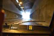 Kjøre i en tunnel i slikt uvær er rene paradiset