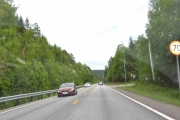 Kl. 16.44 Nå hopper vi et stykke nedover og skal følge skiltingen
