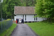 Kapellet på avstand, nå gjør vi oss snart klar til middagen