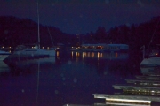 Hankø havn om natten