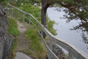 Koselig sti da, hadde det ikke hvert for Linerla