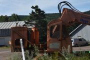 Maskinentreprenør Thyge Steinsholt 50 år står det på siden, så en veteran er det