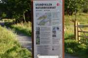 Så i følge min IPad var korteste strekning fra Storøykilen Naturreservat og her var det faktisk en parkeringsplass