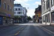 Men nå må vi passe på, her skal vi ta veien til høyre mot Hvittingfoss hvor jeg ikke er så kjent