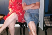 Men så er det fotografens tur til og danse OG han vil IKKE. Makan til pyse! Trodde aldri at jeg skulle skrive dette om meg selv