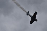 Nå husker jeg det med lyden, flyet er lett å kjenne igjen på den svært karakteristiske lyden, noe som skyldes at tuppen på propellbladene bryter lydmuren