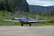 Her gjør Sameiet LN-MAZ seg klar med sin Saab 91D Safir fra 1962