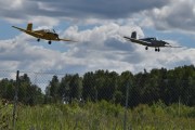 Nå kommer dem inn for landing, vi følger dem