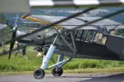 Men nå skjer det noe, Fieseler Fi 156 C Storch fra 1944 gjør seg klar