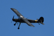 Fieseler Fi 156 C Storch som vi ser her veier rundt 860 kg, men den beveger seg utrolig lett i luften