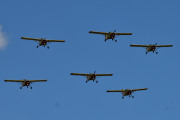 6 Yellow Sparrows. Totalt har flyskolen 16 slike skolefly på Bardufoss
