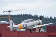 Det er LN-TEX North American Harvard T-6G som Norwegian Spitfire Foundation opererer