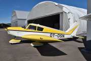 LN er alltid norsk, men når det står OY-DSN kan den være fra utlandet, men ikke alltid. Dette er en Piper PA-28-140 Cherokee fra 1967 og er dansk - tror jeg