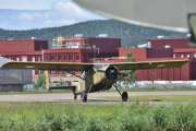 Der kommer Max Holste MH 1521M Broussard inn, flyet ble i 1994 kjøpt av et andelslag på Kjeller og fløyet til Norge i januar 1995. Den fremstår i original stand slik som det var militært i 1956