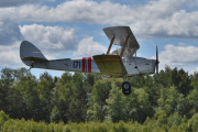 Men så kommer Lars Erik med sin De Havilland DH 82A fra 1941, jeg trodde nesten han skulle lande