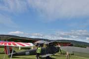 Rittmesteren 189 har landet, det var derfor den var så lavt i sted. Da har nok Tiger Moth 171 landet også