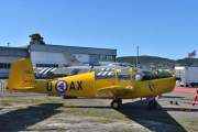 LN-UAX eies av Tromøy Aero og dette er en Saab 91B-2 Safir fra 1957, jeg har sett den mange ganger over Høyenhall