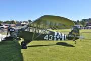 Dette er LN-SAI som Sameiet LN-SAI eier, dette er en Piper  L-4J Grasshopper fra 1944 med bokstaven L