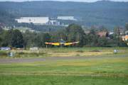 Der er han i luften og stiger raskt