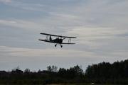 Det er en dobbeltdekker som går inn for landing
